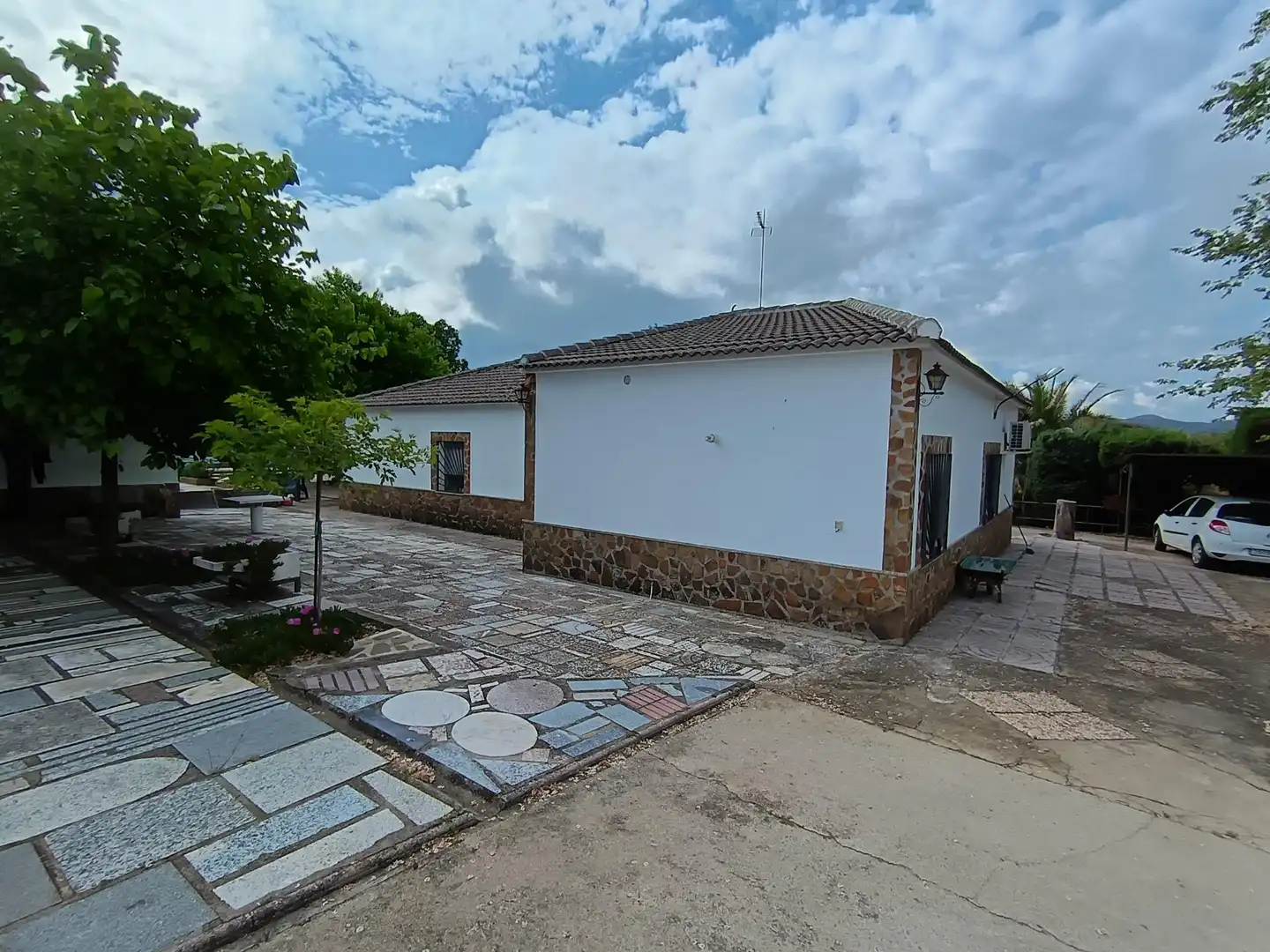 Vista exterior de Casa o chalet en venta en Brazatortas con Aire acondicionado, Calefacción y Jardín privado