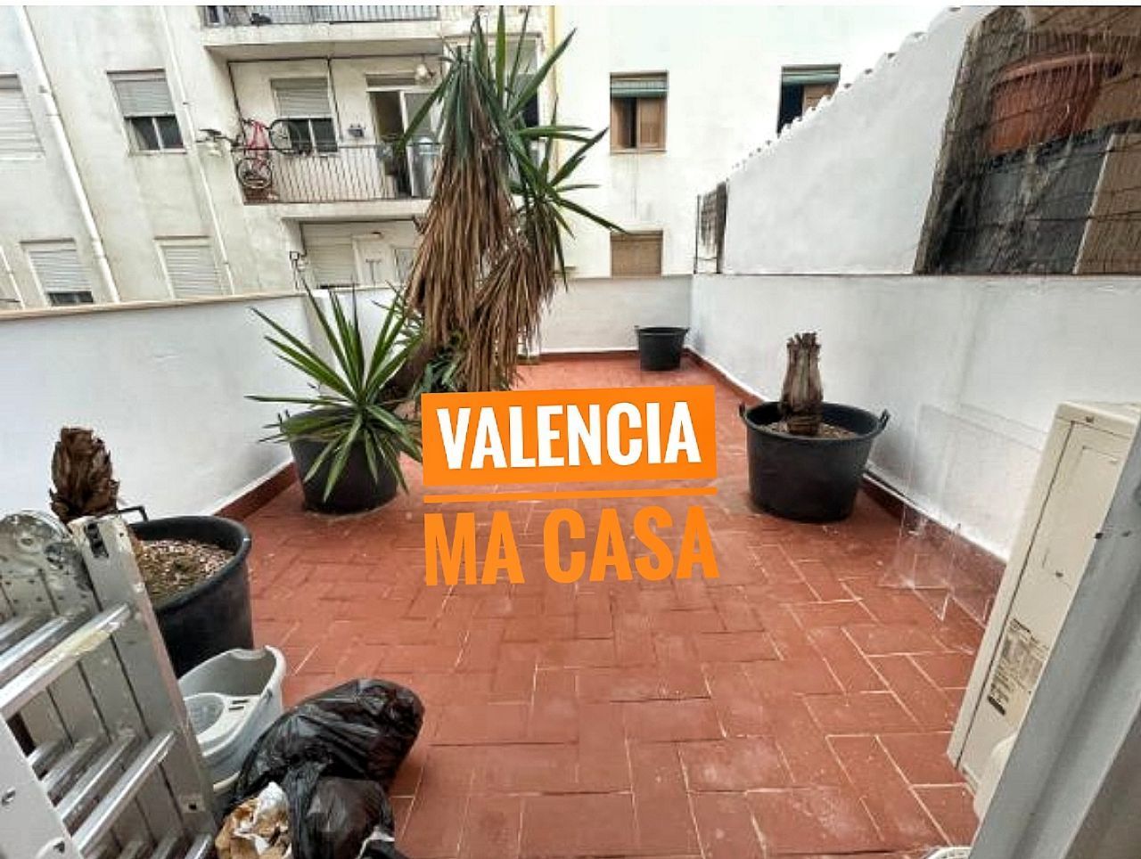Garden of Flat to rent in  Valencia Capital  with Air Conditioner, Heating and Parquet flooring