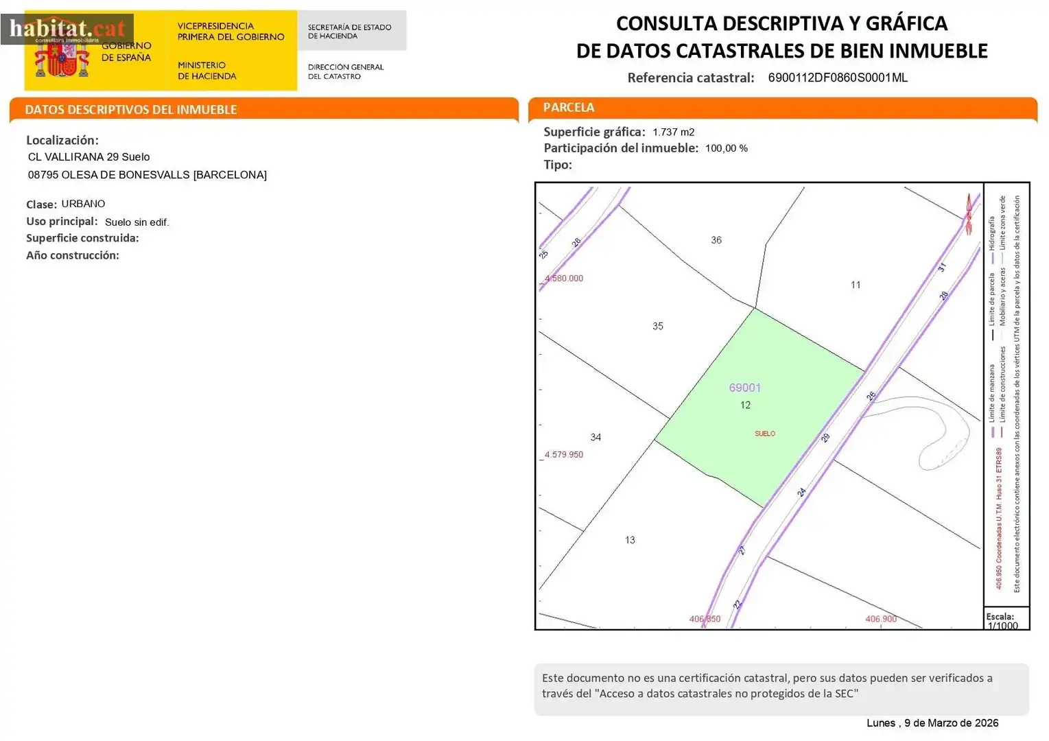 Terreny residencial en venda a Olesa de Bonesvalls, imagen 5