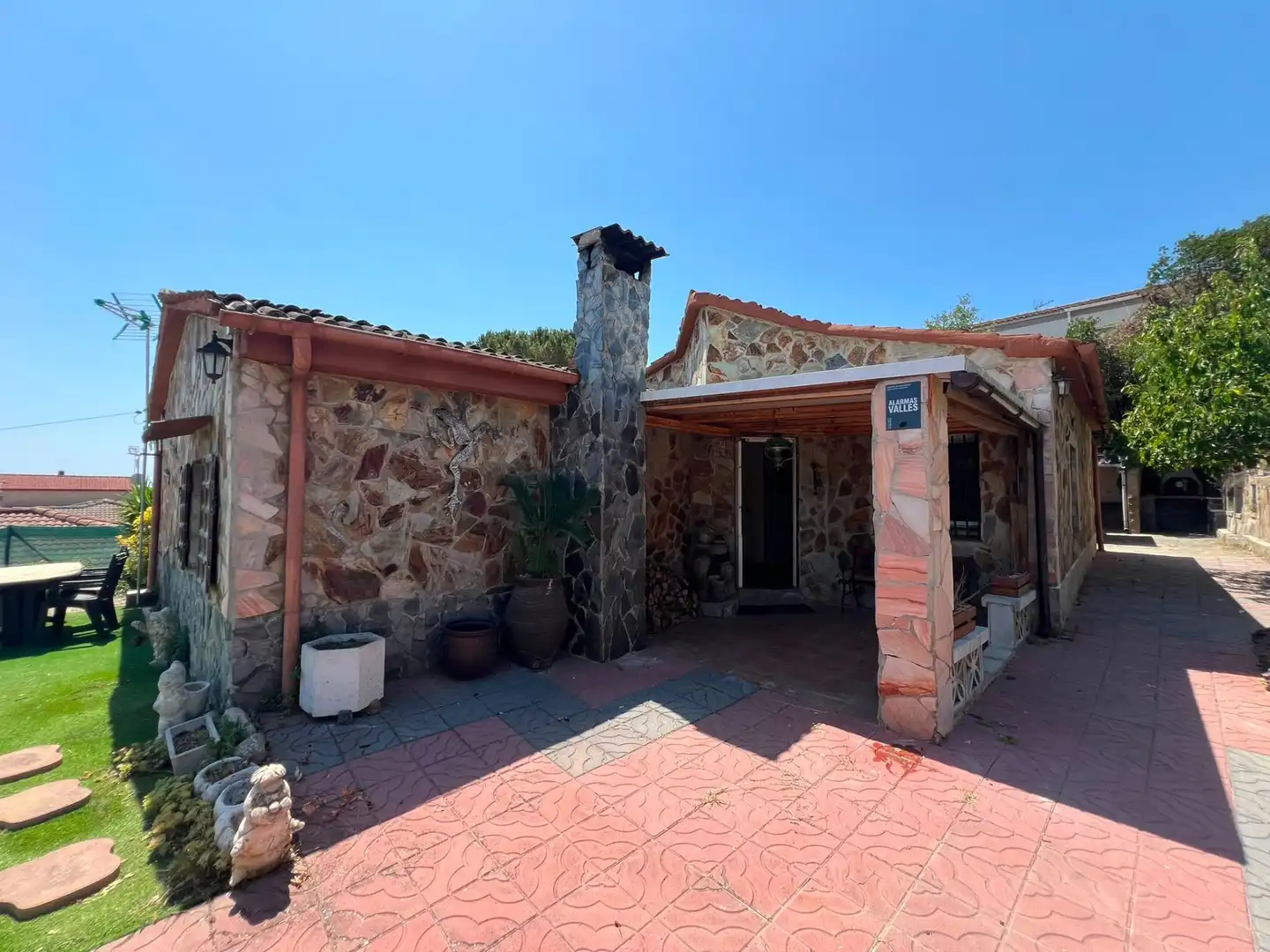 Vista exterior de Casa o chalet en venta en Fogars de la Selva con Aire acondicionado, Jardín privado y Terraza