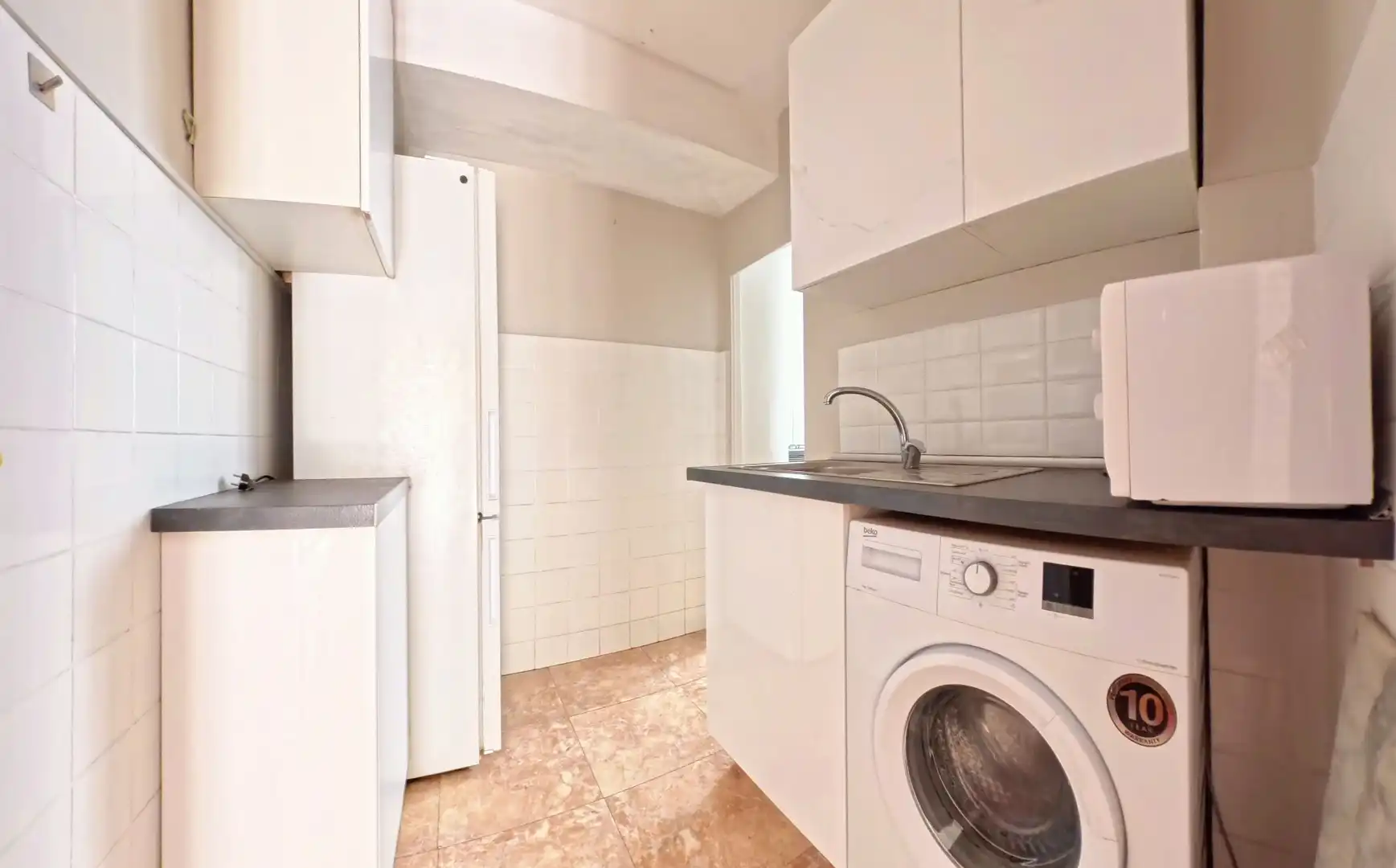 Kitchen of Flat for sale in Sevilla  with Air Conditioner, Furnished and Balcony