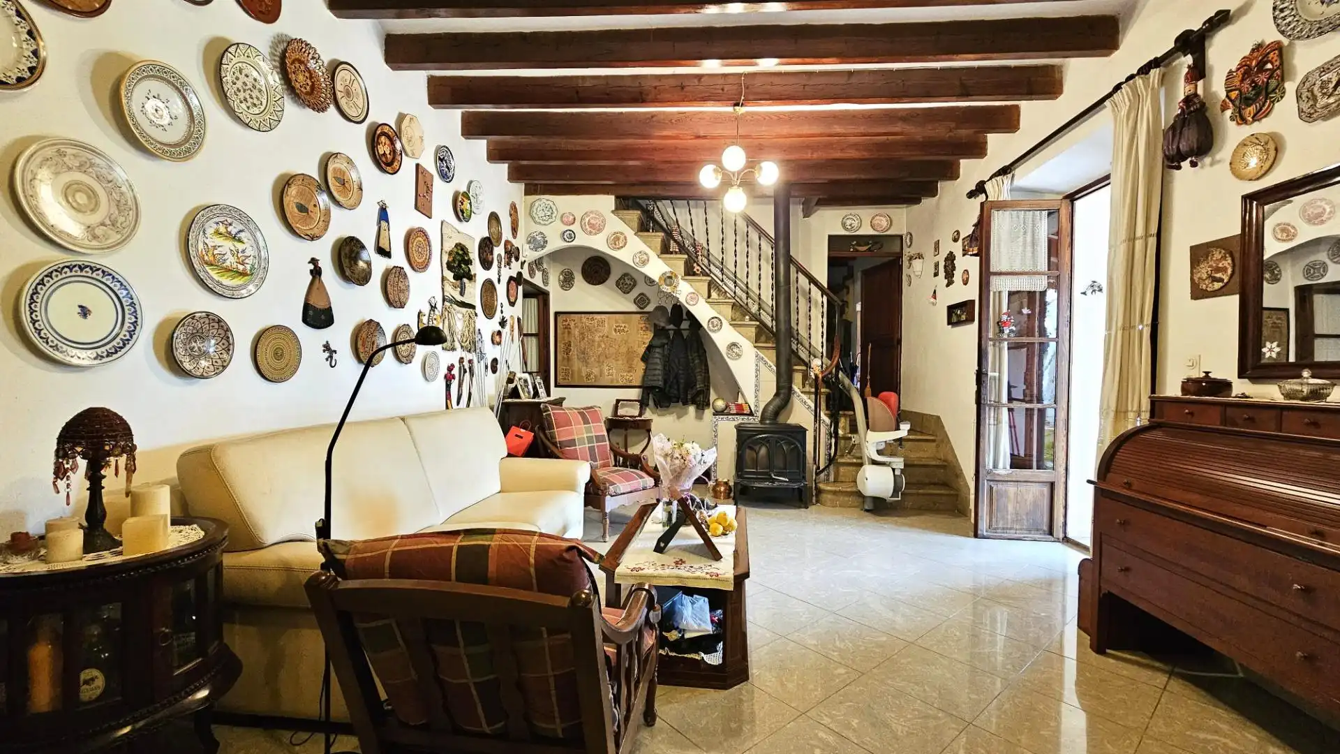 Living room of Houses for sale in  Palma de Mallorca  with Private garden, Terrace and Balcony