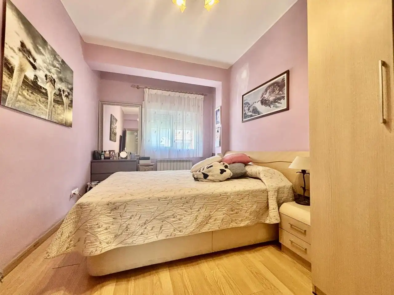 Bedroom of Flat for sale in Zaragoza  with Air Conditioner, Heating and Balcony