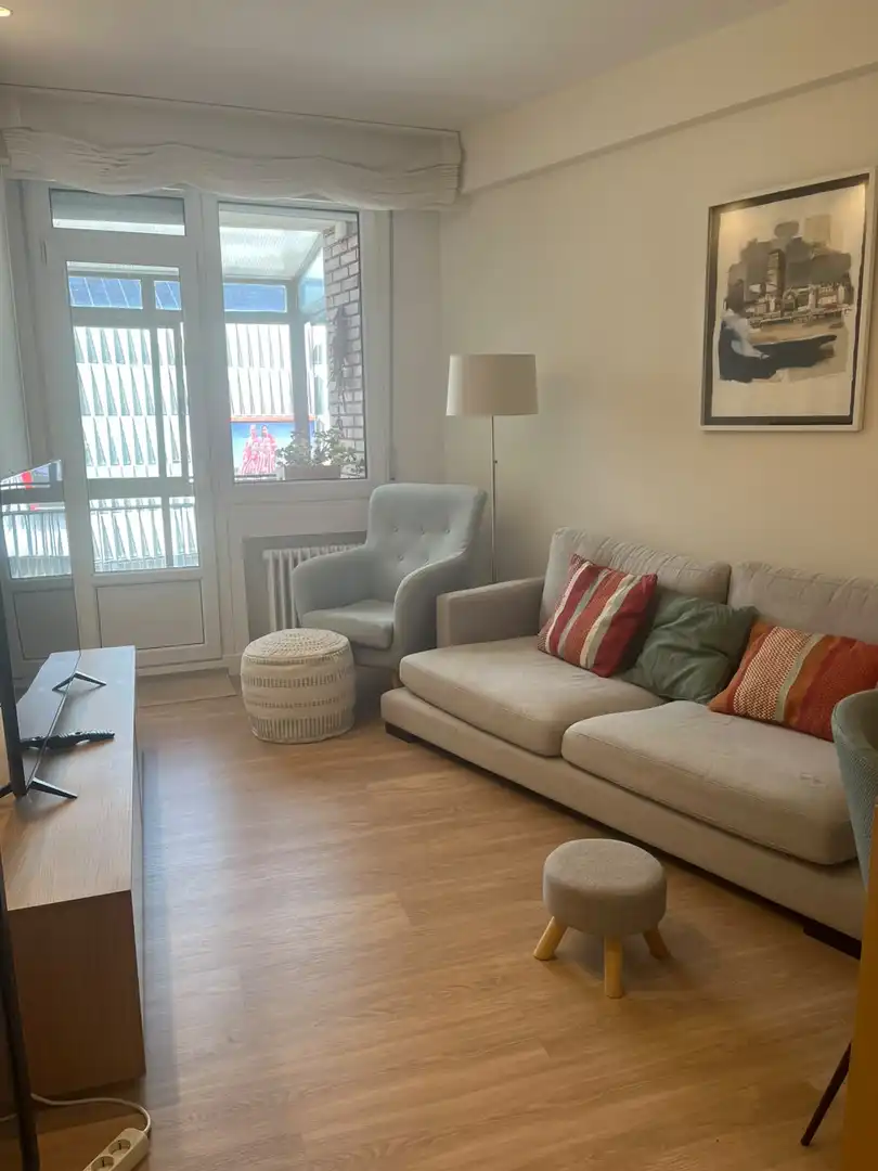 Living room of Flat for rent in Bilbao   with Heating and Balcony