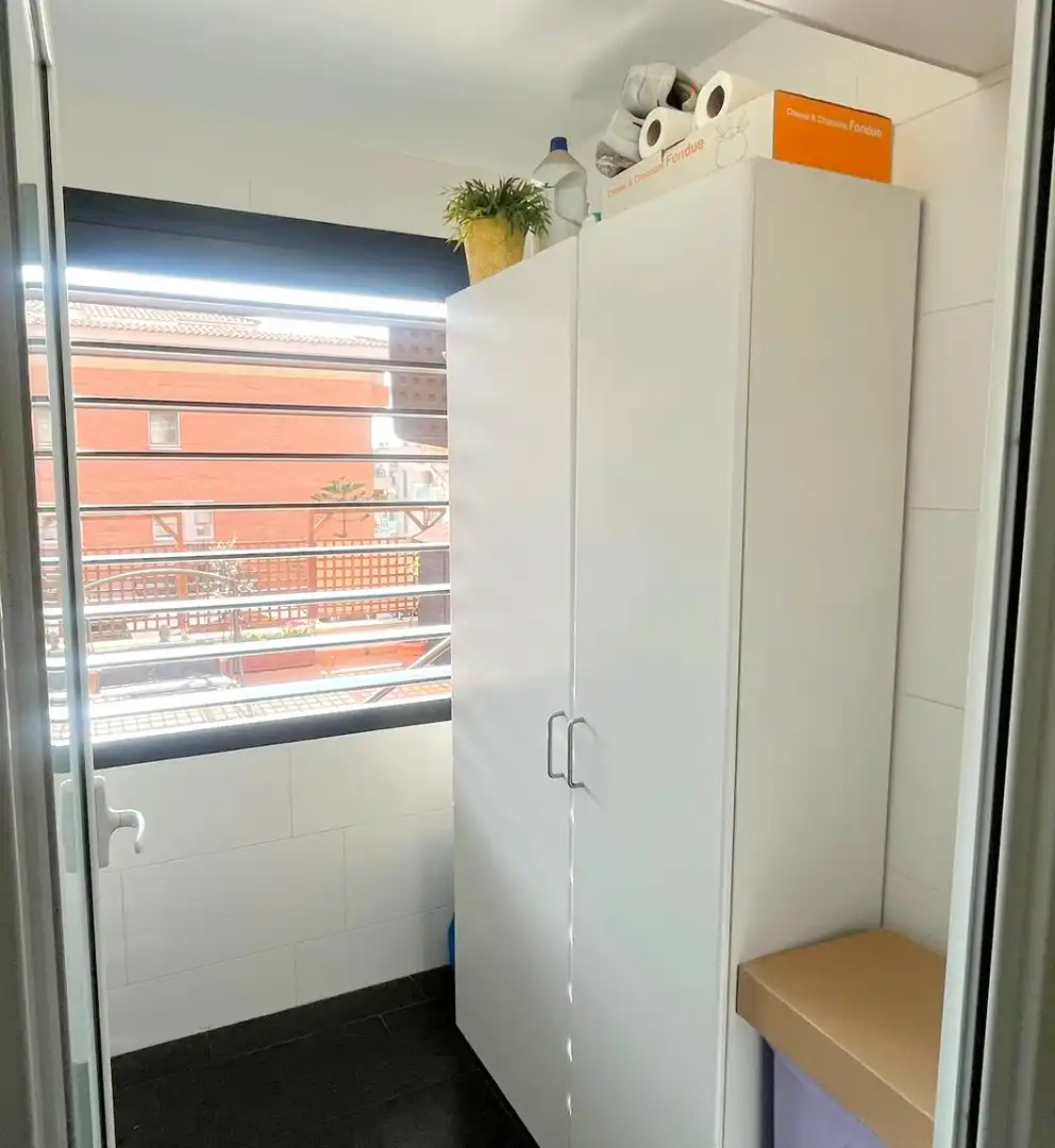 Schlafzimmer von Wohnung zum Verkauf in Sant Feliu de Llobregat mit Klimaanlage, Heizung und Parkett