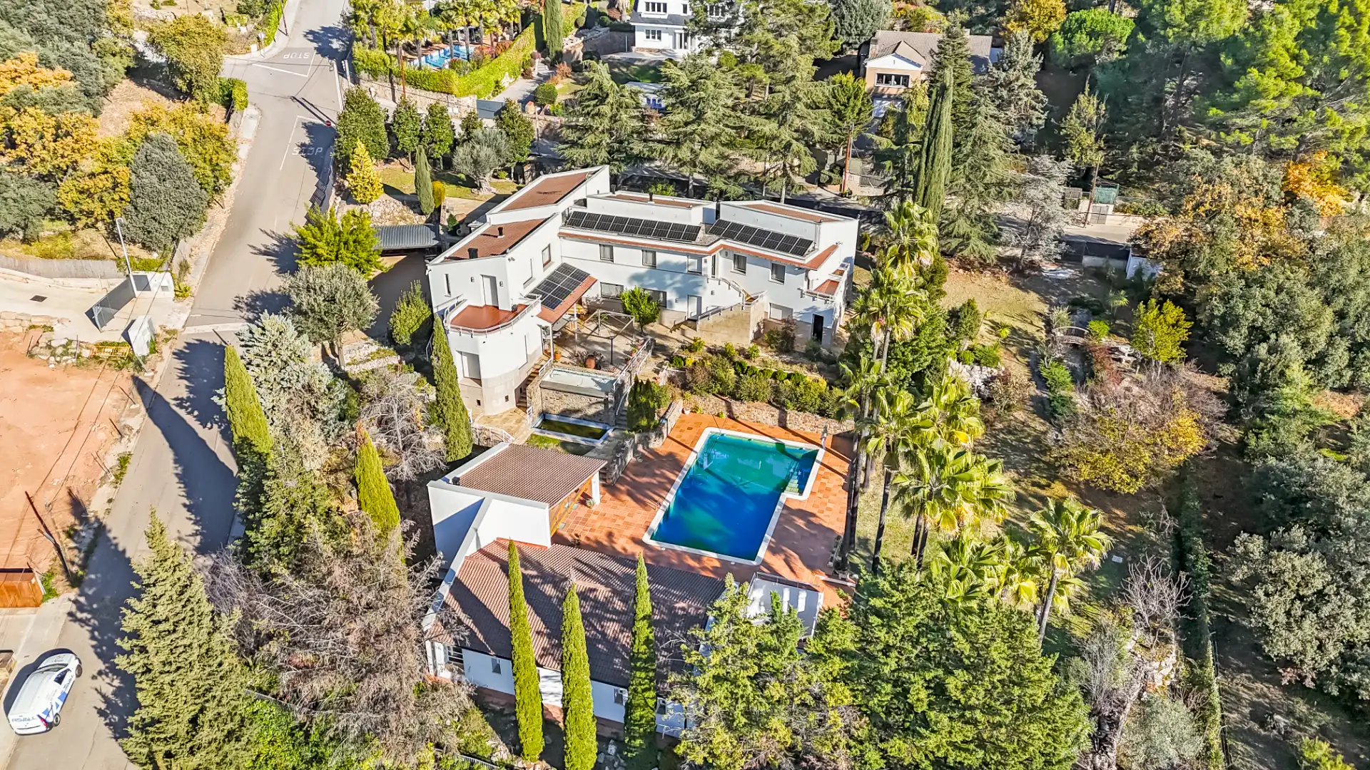 Vista exterior de Casa o chalet en venta en Matadepera con Aire acondicionado, Calefacción y Jardín privado
