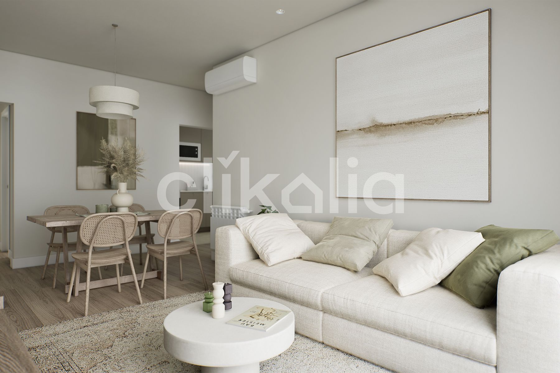 Living room of Flat for sale in  Barcelona Capital  with Air Conditioner, Heating and Terrace