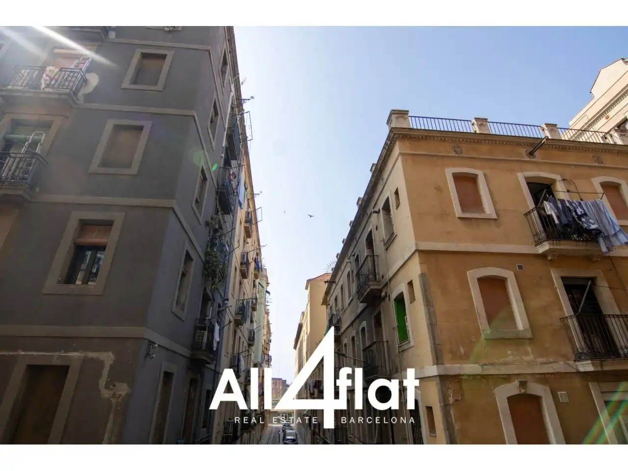 Vista exterior de Piso de alquiler en Barcelona con Aire acondicionado, Parquet y Amueblado