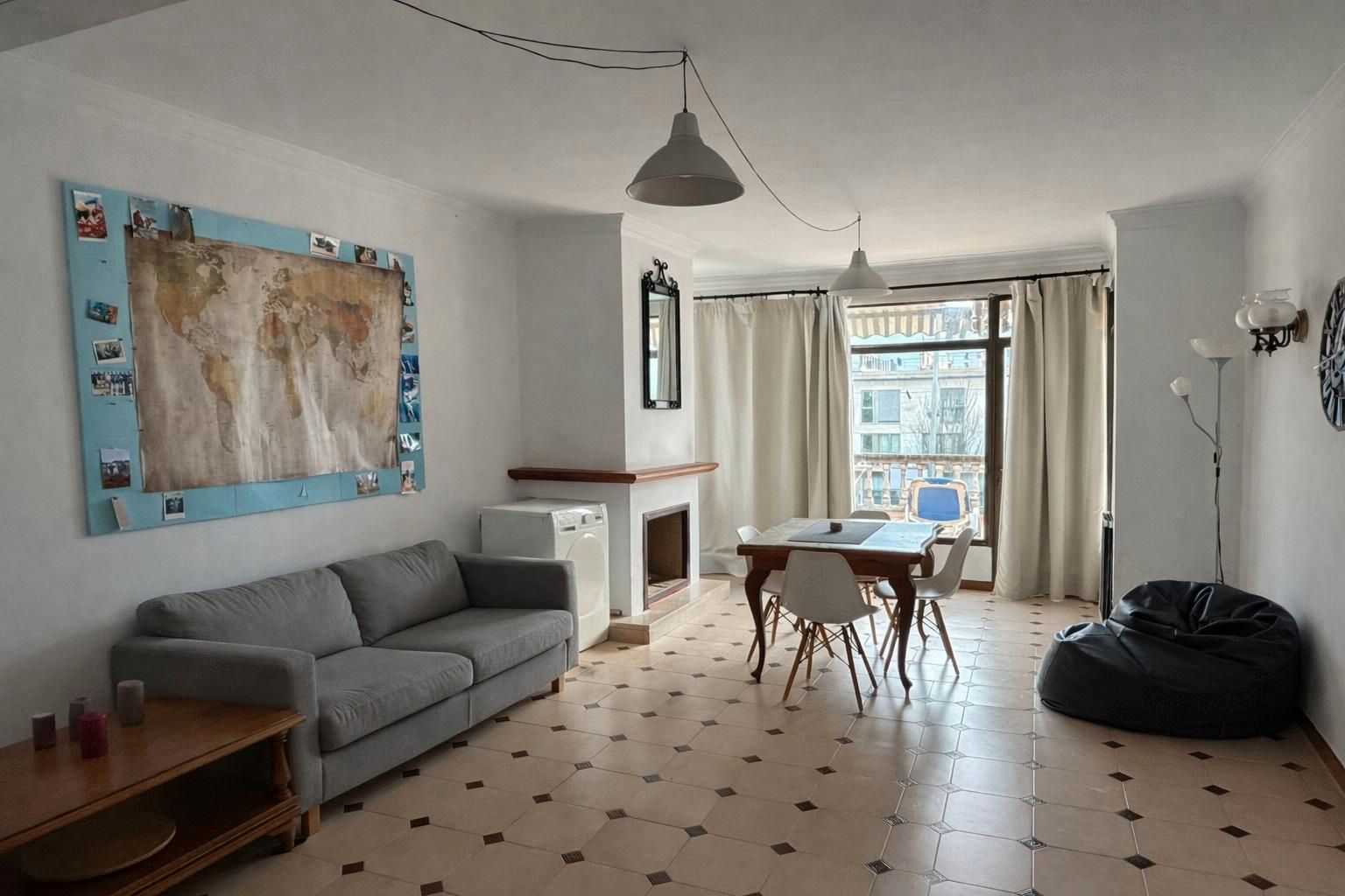 Sala de estar de Casa adosada en venta en Montuïri con Aire acondicionado, Terraza y Trastero