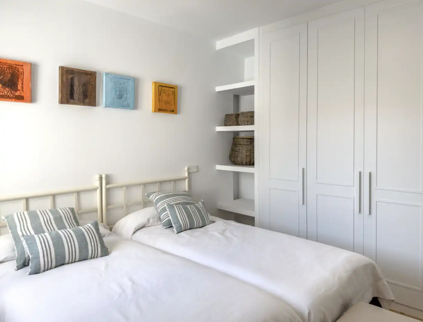 Schlafzimmer von Maisonette zum Verkauf in Marbella mit Klimaanlage, Heizung und Parkett