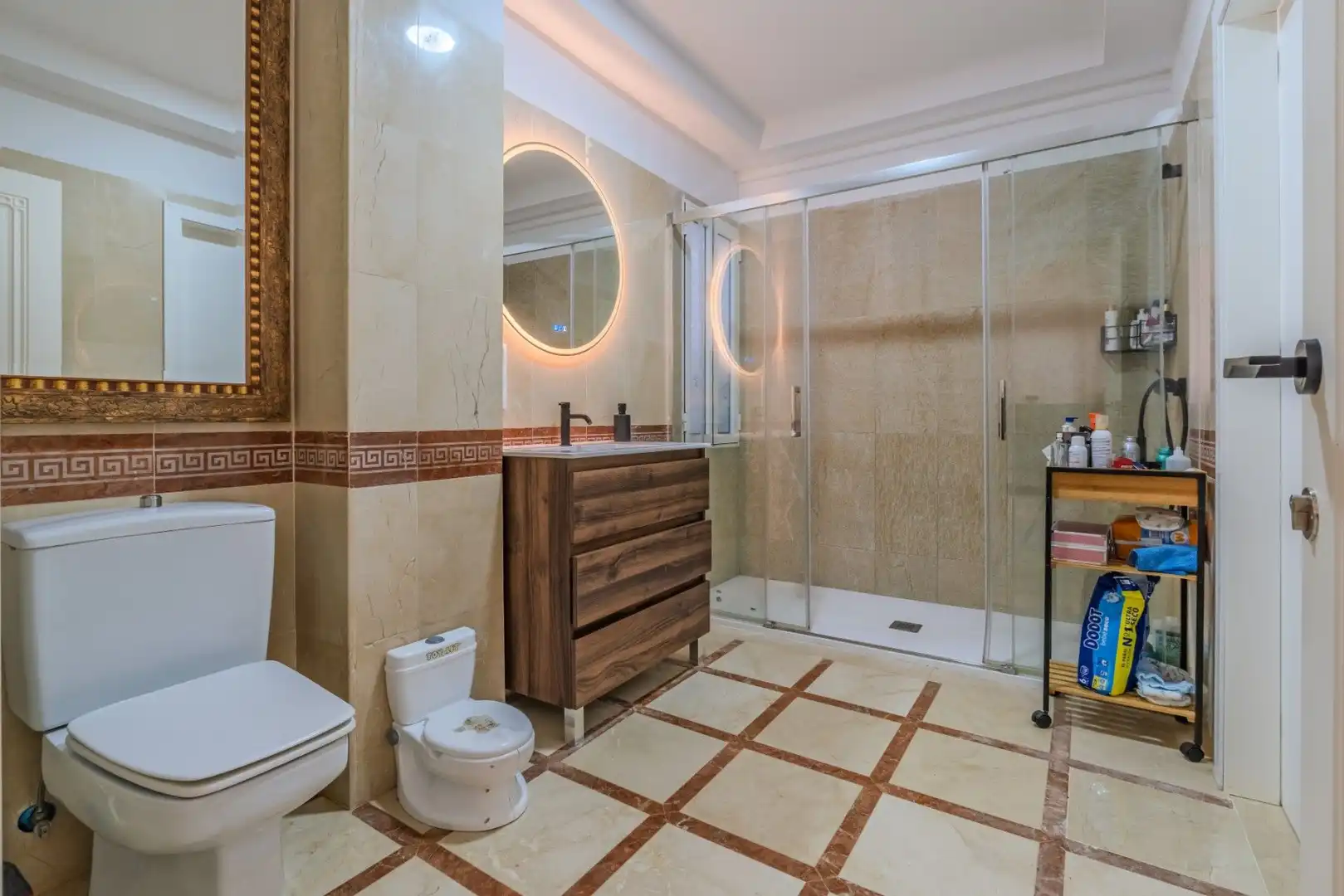 Badezimmer von Maisonette zum Verkauf in Guardamar del Segura mit Klimaanlage, Heizung und Möbliert