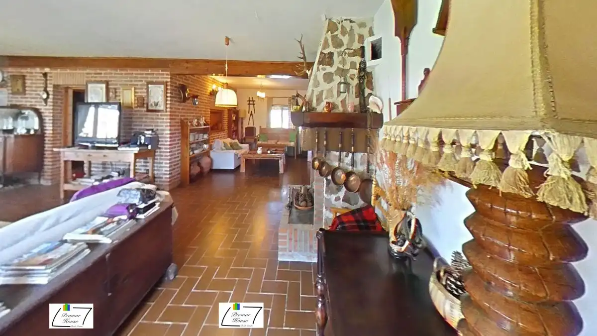 Sala de estar de Casa o chalet en venta en Muñogrande con Calefacción, Jardín privado y Trastero