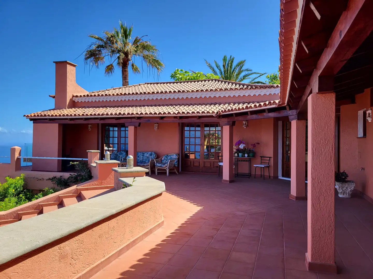 Terrace of Country homes for sale in Tacoronte  with Air Conditioner, Heating and Parquet flooring