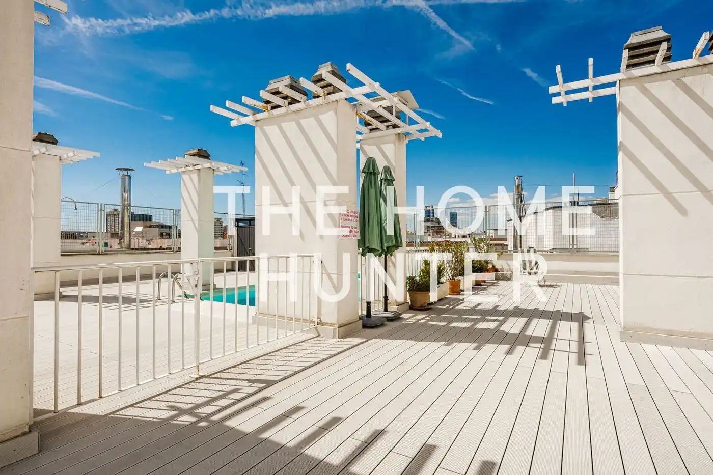 Terrace of Flat for rent in Madrid  with Heating and Furnished