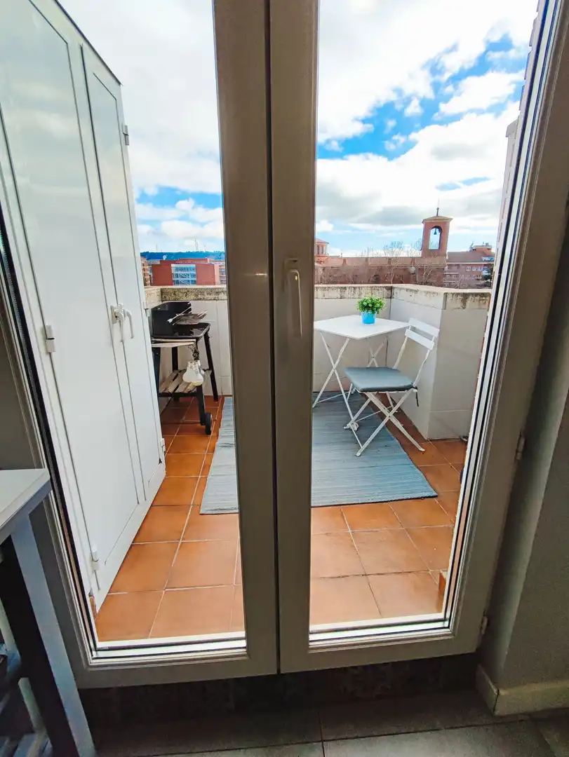 Balcony of Attic for sale in Palencia  with Air Conditioner, Heating and Parquet flooring