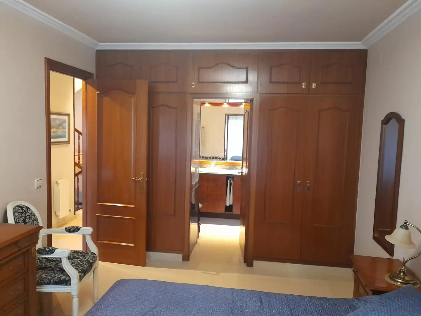 Schlafzimmer von Haus oder Chalet zur Miete in Premià de Mar mit Klimaanlage, Terrasse und Balkon