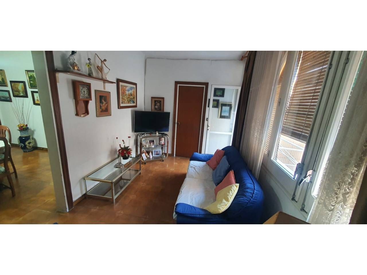 Sala d'estar de Pis en venda en Vilanova i la Geltrú amb Calefacció, Jardí privat i Balcó