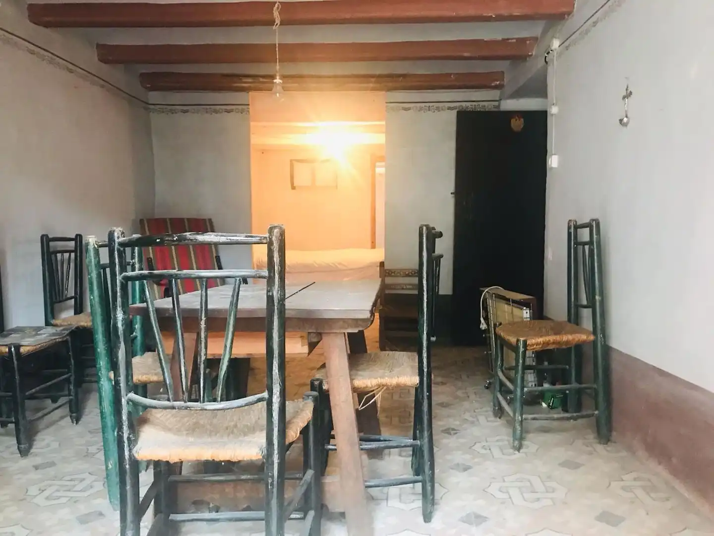 Menjador de Finca rústica en venda en Mirambel amb Jardí privat, Terrassa i Traster