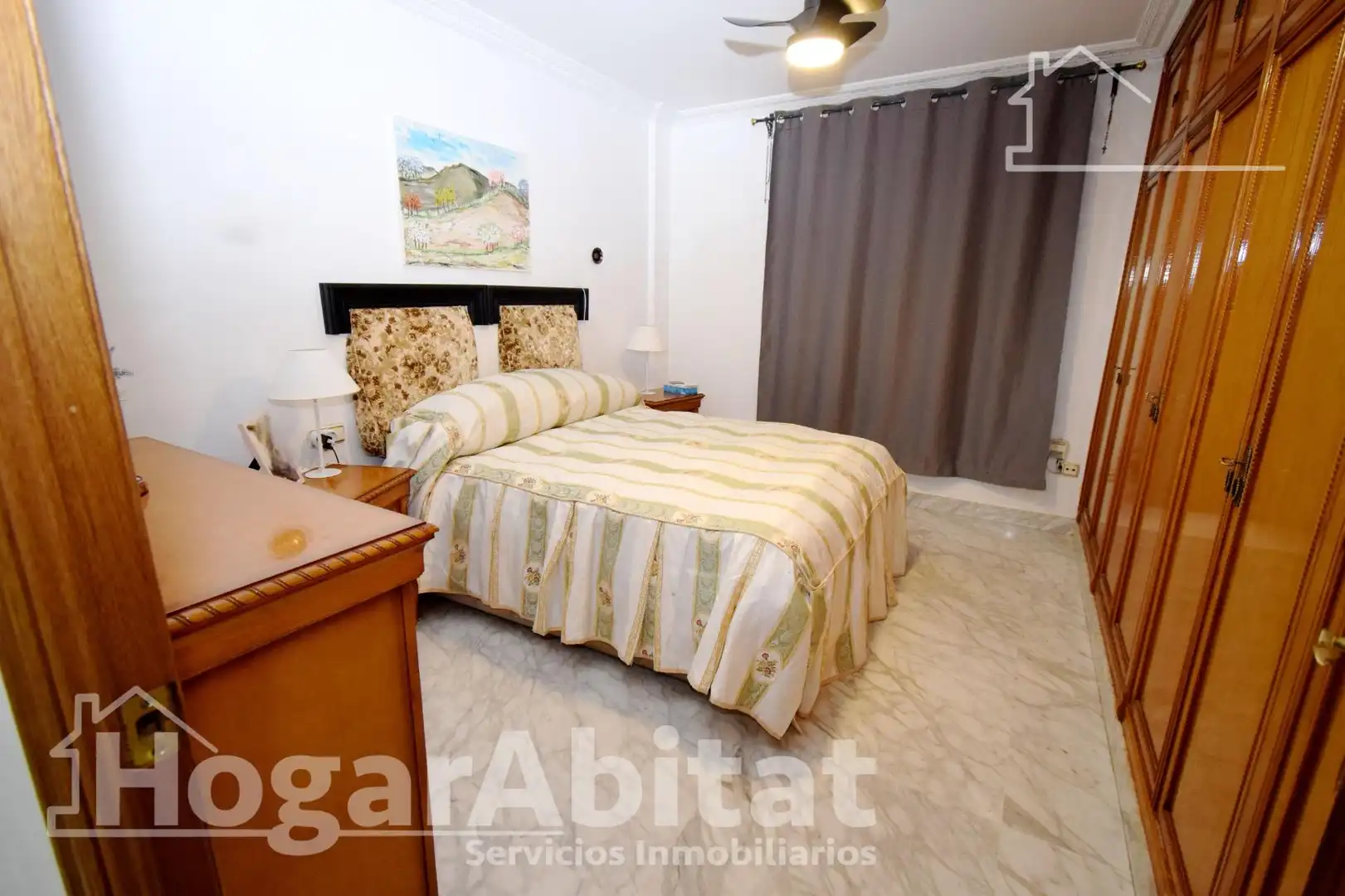 Bedroom of Flat for sale in Torrent  with Air Conditioner, Heating and Balcony