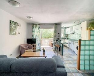 Sala d'estar de Pis en venda en Alicante / Alacant amb Calefacció, Jardí privat i Terrassa