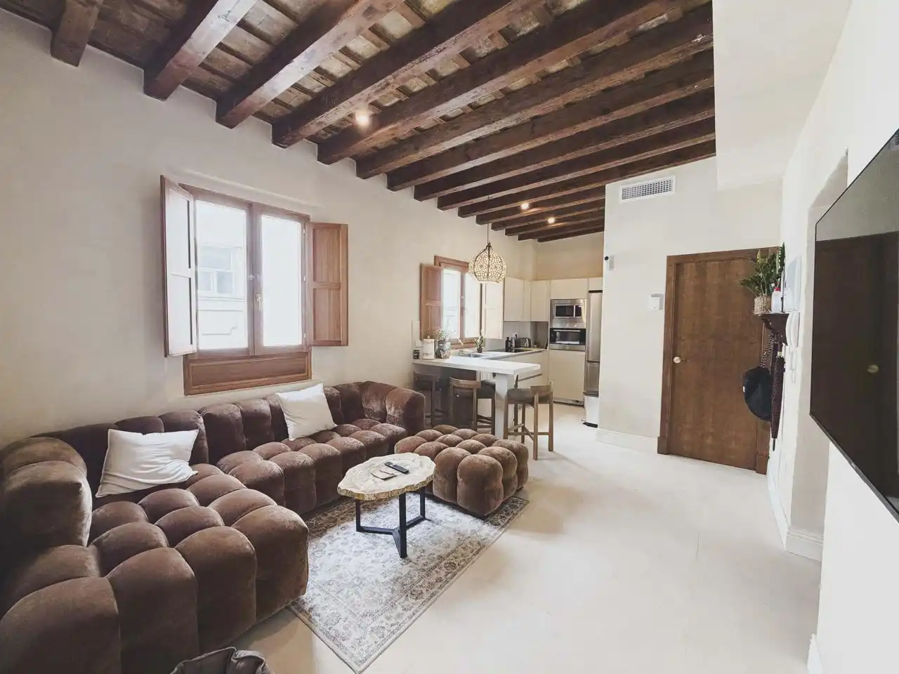 Sala de estar de Ático en venta en Cádiz con Aire acondicionado, Calefacción y Terraza