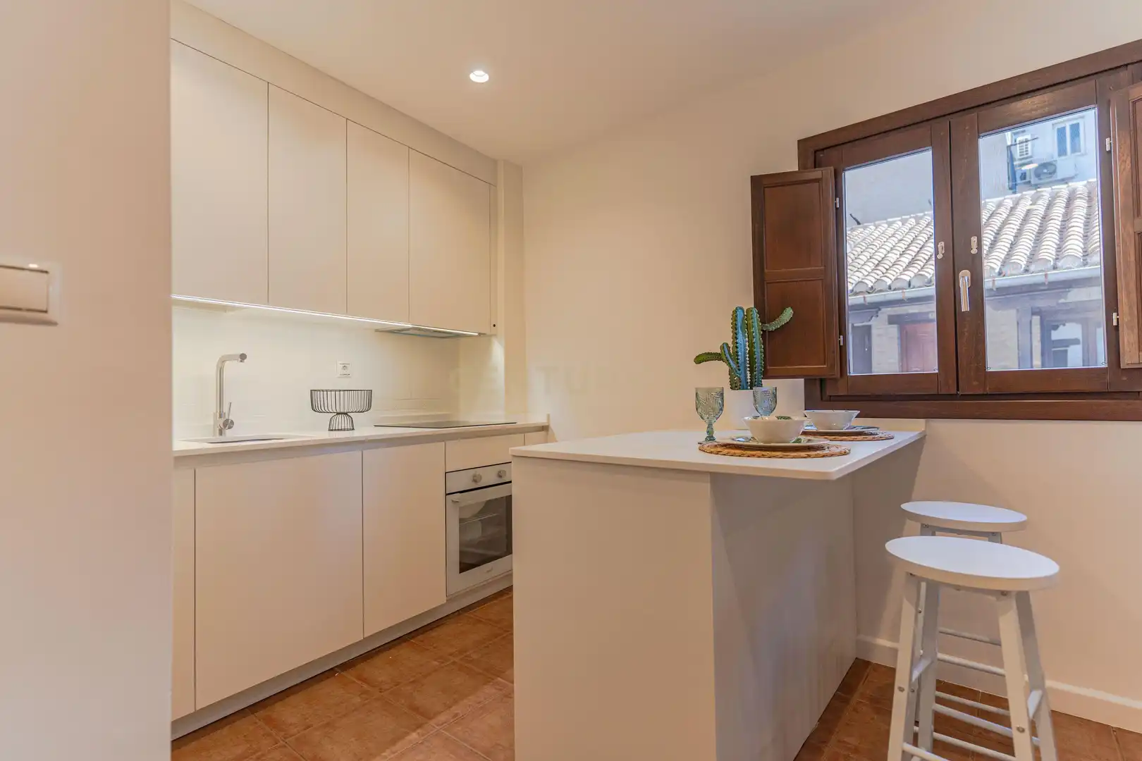 Küche von Wohnung zur Miete in Centro