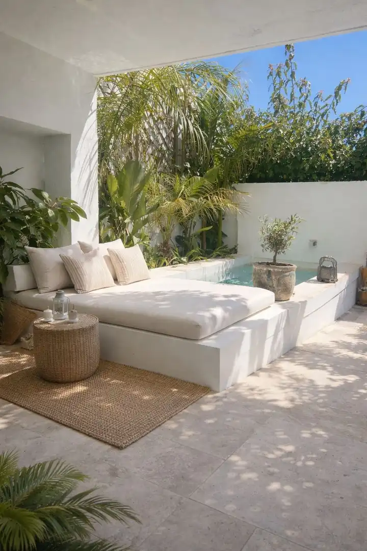 Terraza de Casa adosada de alquiler en Marbella con Aire acondicionado, Calefacción y Jardín privado