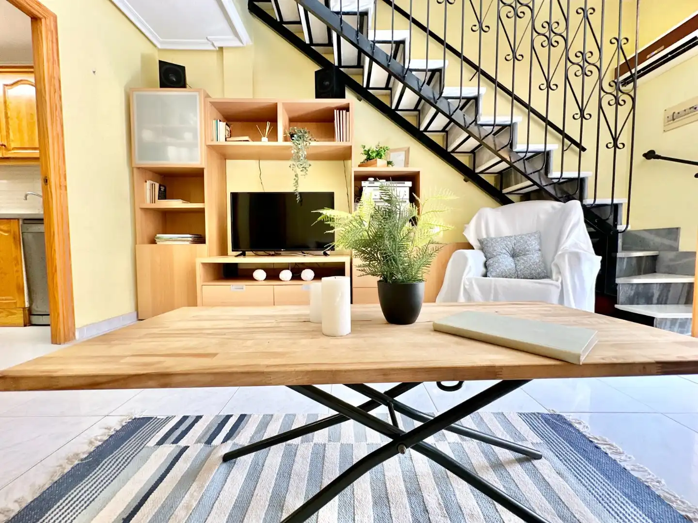 Sala de estar de Casa o chalet en venta en San Pedro del Pinatar con Jardín privado, Terraza y Trastero