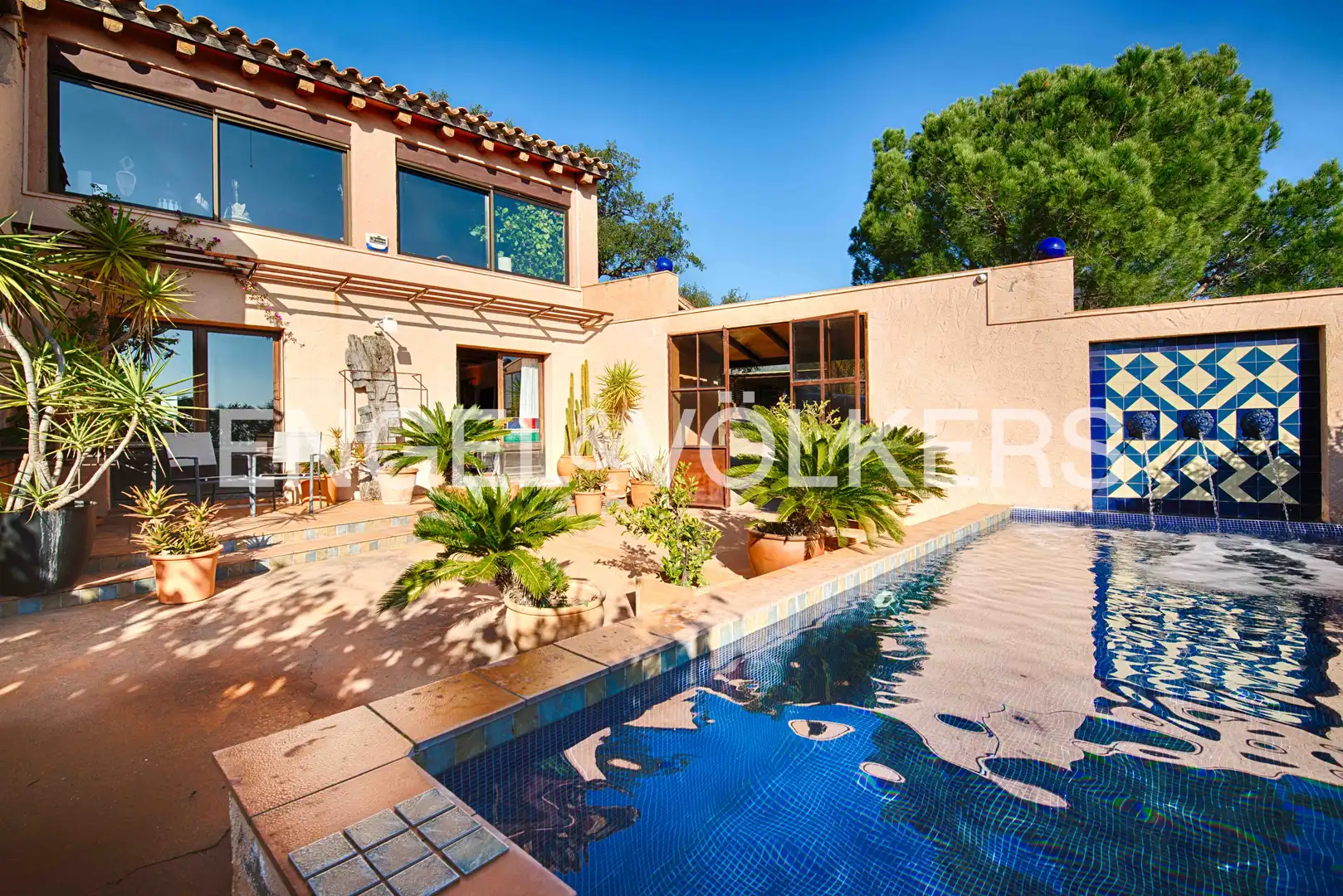 Exterior view of Detached homes for sale in Cantallops  with Private garden, Terrace and Swimming Pool
