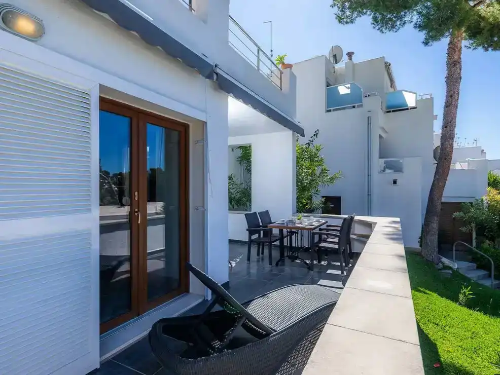 Terraza de Piso de alquiler en Santanyí con Aire acondicionado, Piscina y Amueblado