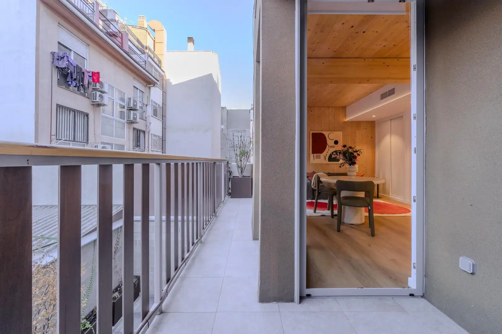 Terraza de Apartamento de alquiler en Arganzuela