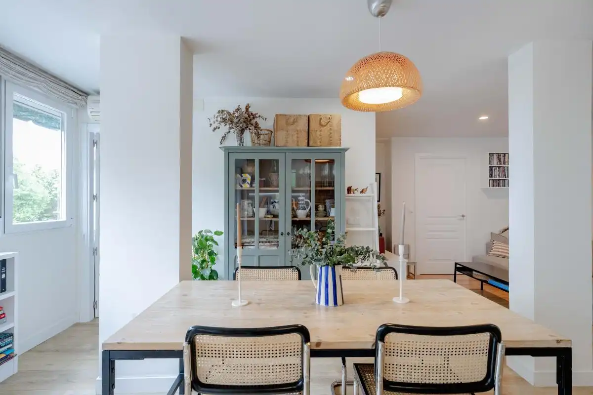 Esszimmer von Wohnung zum Verkauf in Madrid mit Klimaanlage, Heizung und Privatgarten