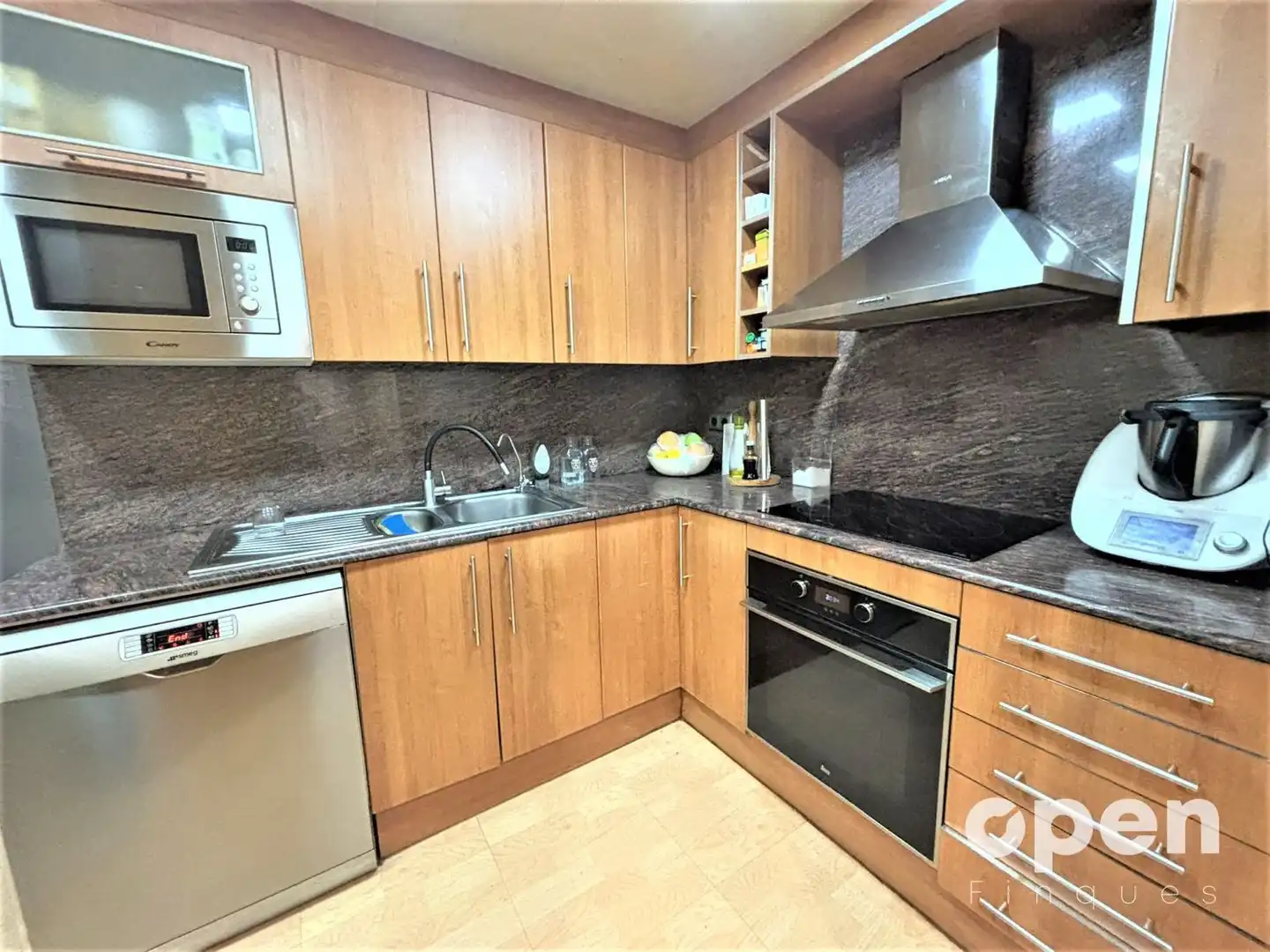 Kitchen of Flat for sale in Terrassa  with Heating and Parquet flooring