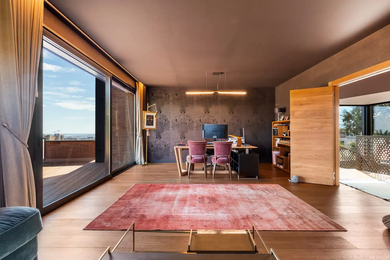 Sala de estar de Casa o chalet en venta en Esplugues de Llobregat con Aire acondicionado, Calefacción y Terraza