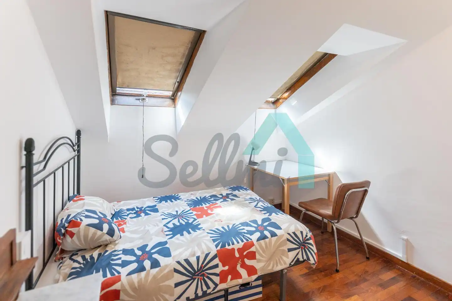Schlafzimmer von Maisonette zur Miete in Oviedo  mit Heizung, Parkett und Terrasse