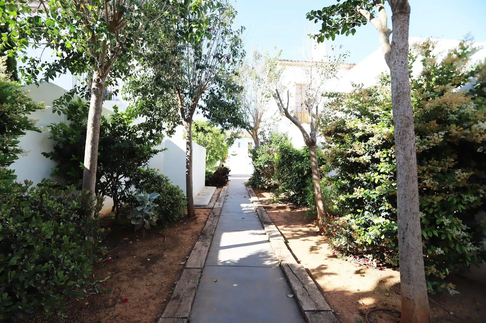 Vista exterior de Casa adosada en venta en Dénia con Jardín privado y Piscina