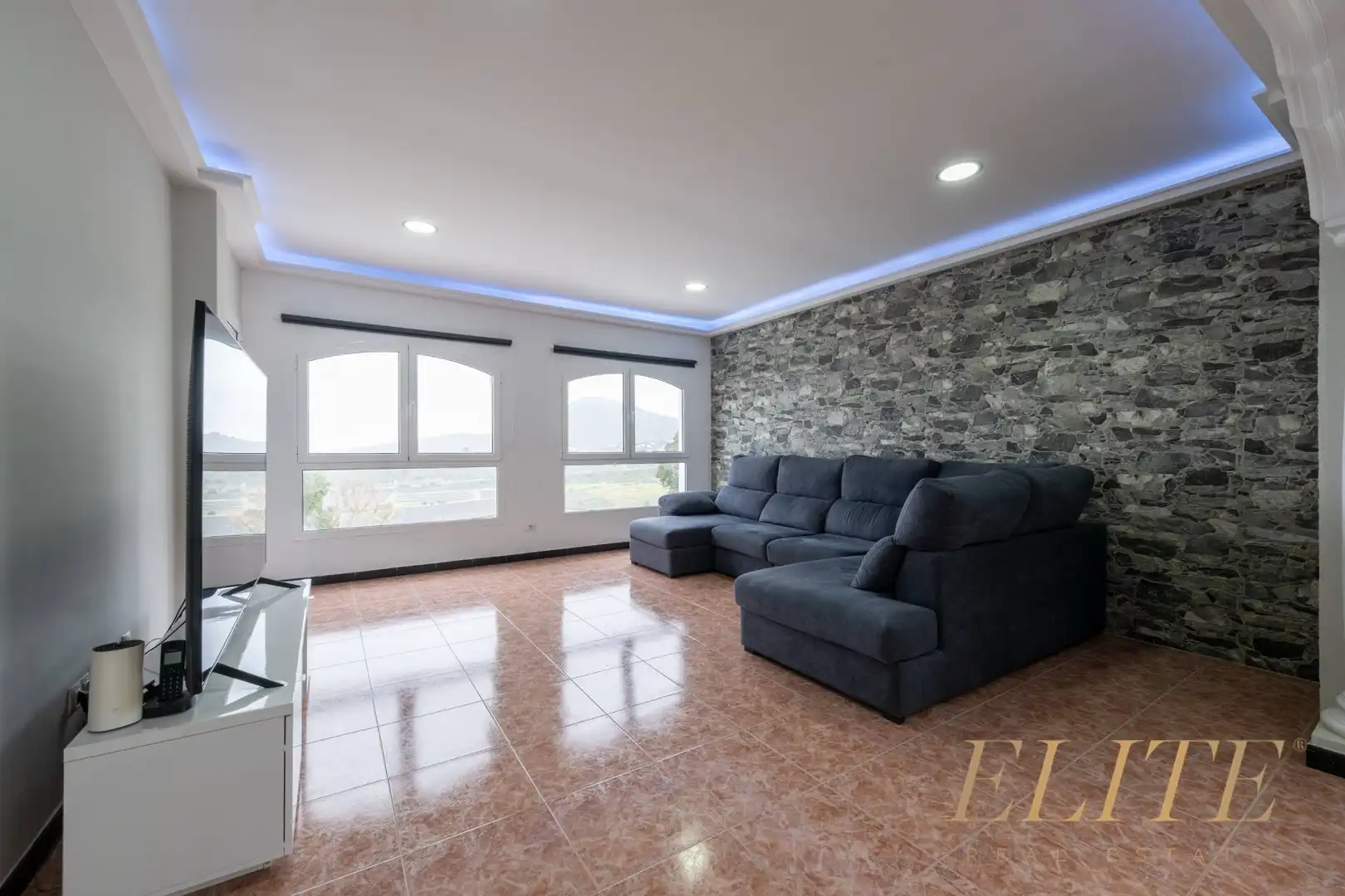 Sala d'estar de Casa adosada en venda en Las Palmas de Gran Canaria
