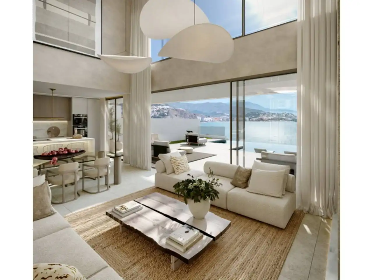 Sala de estar de Casa o chalet en venta en Almuñécar con Aire acondicionado, Terraza y Piscina