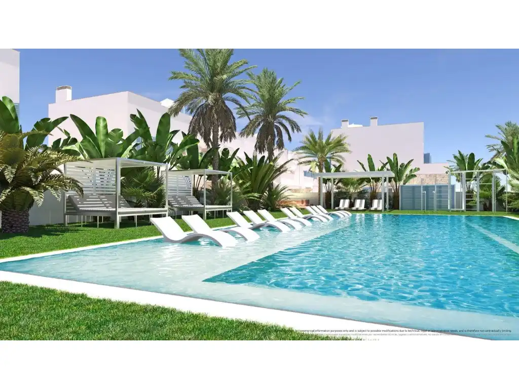 Piscina de Casa o chalet en venta en Pilar de la Horadada con Aire acondicionado, Jardín privado y Piscina