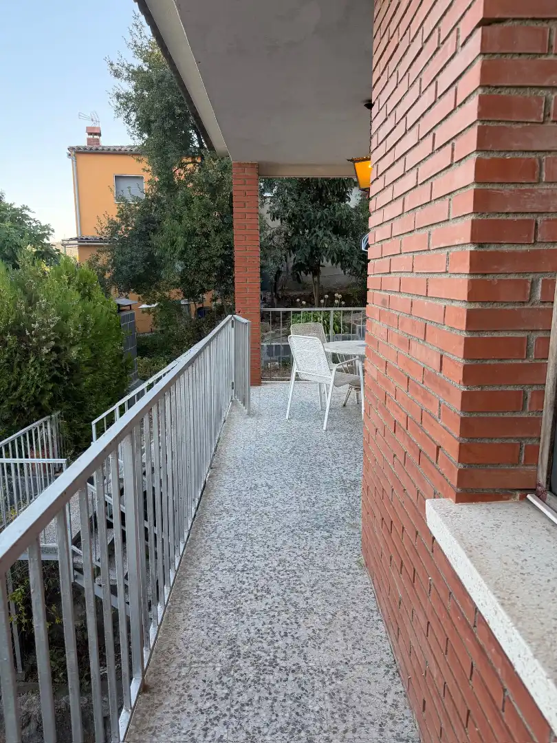 Balcony of Houses for sale in Vallirana  with Private garden, Terrace and Balcony