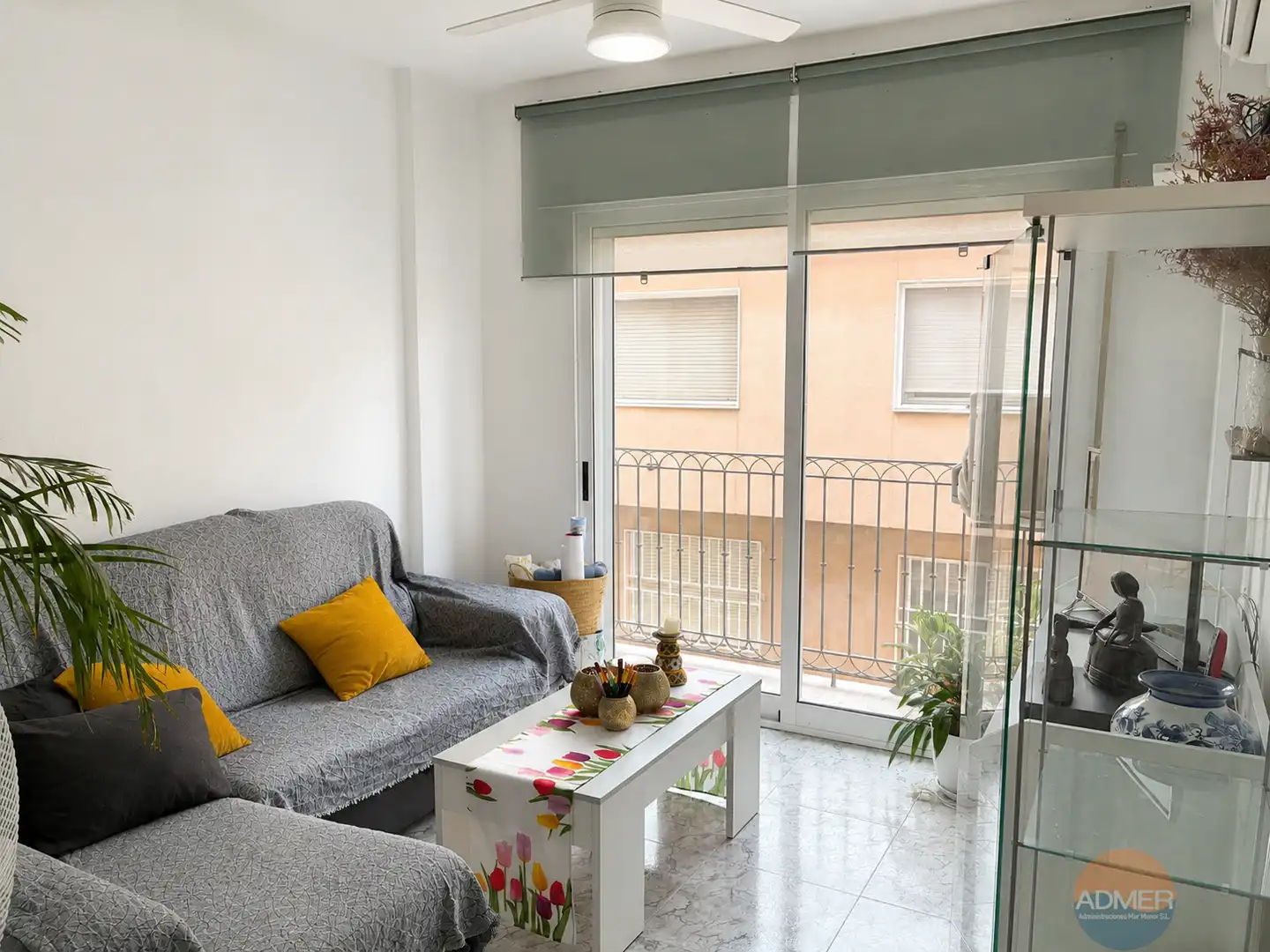 Balcony of Flat for sale in San Javier  with Air Conditioner, Storage room and Furnished