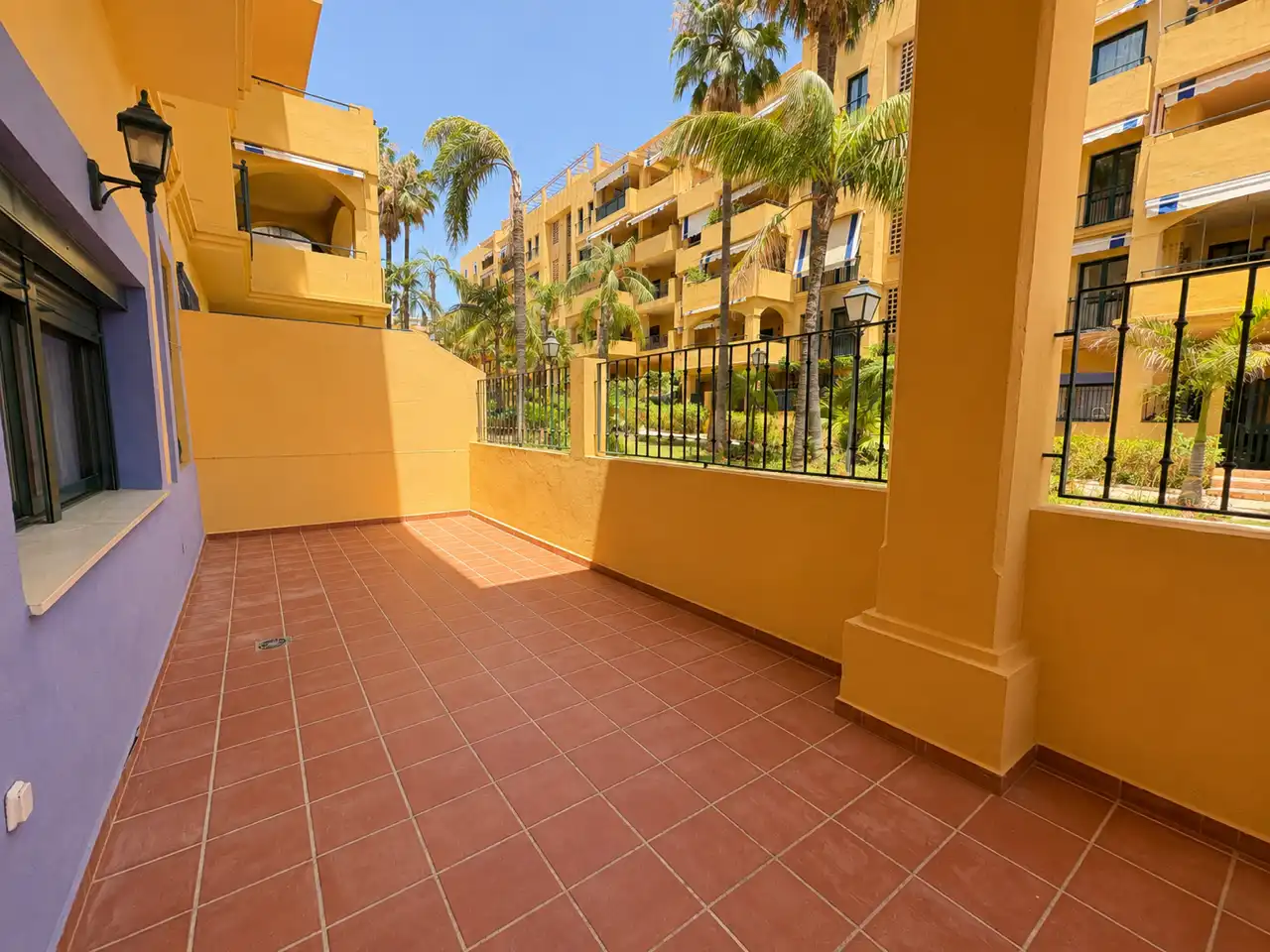 Terrasse von Wohnung zur Miete in Marbella mit Klimaanlage, Heizung und Terrasse