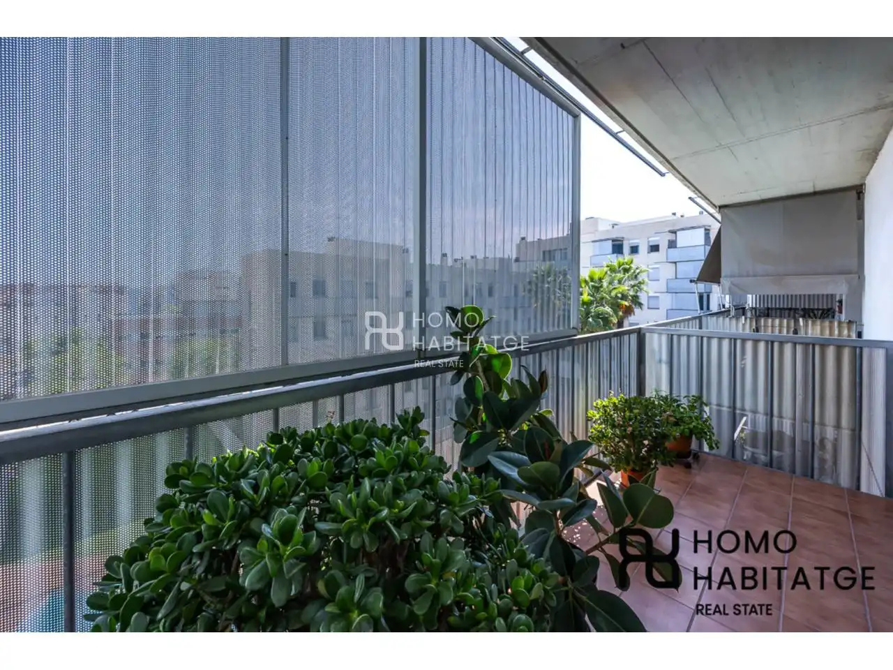 Balcony of Flat for sale in Sabadell  with Heating, Parquet flooring and Balcony