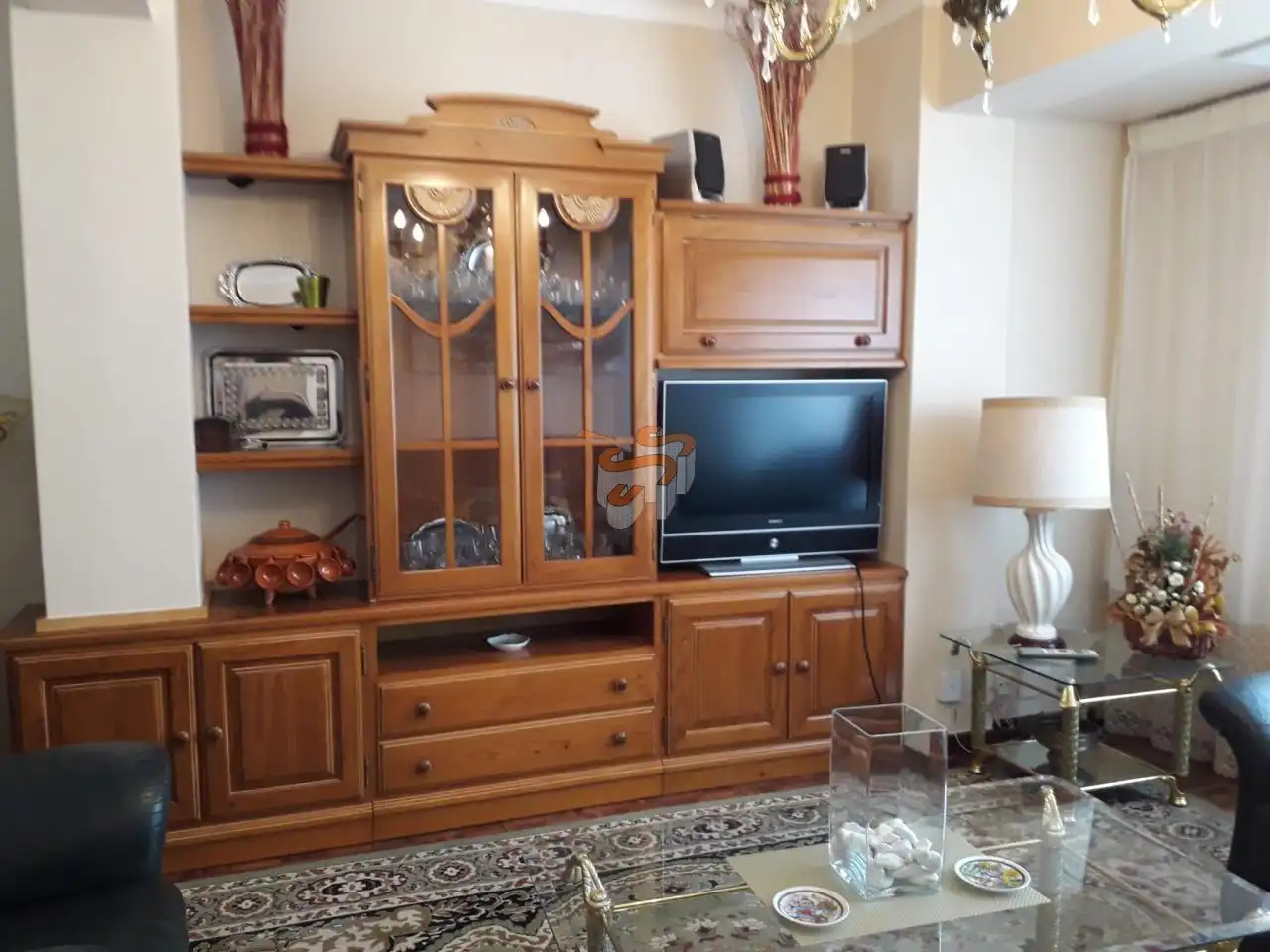 Wohnzimmer von Wohnung zur Miete in Ferrol mit Terrasse und Möbliert