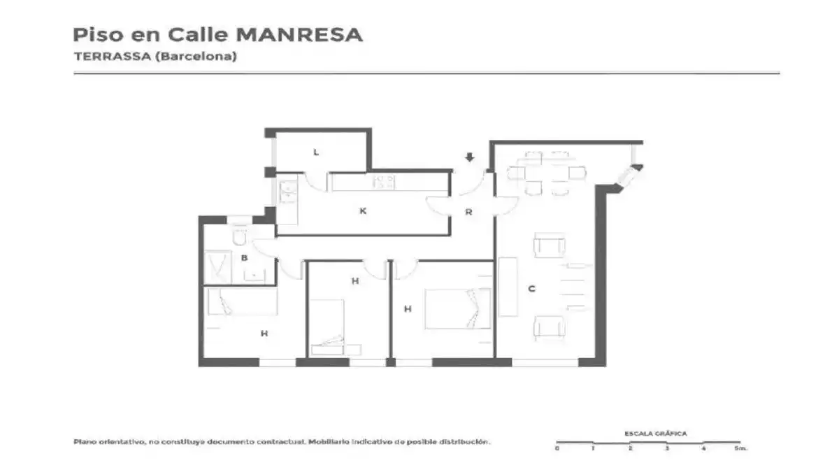 Apartament en venda en Terrassa