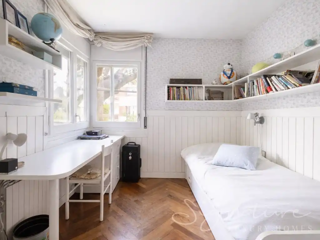 Bedroom of Ground floor for sale in Sant Cugat del Vallès  with Heating, Private garden and Terrace
