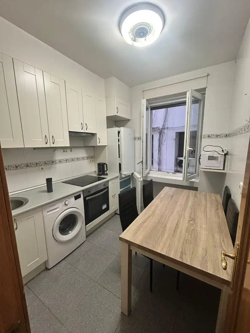 Cuina de Apartament de lloguer en Donostia - San Sebastián  amb Calefacció i Moblat