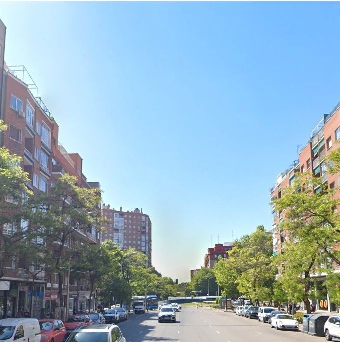 Exterior view of Flat to rent in  Madrid Capital  with Air Conditioner, Heating and Parquet flooring