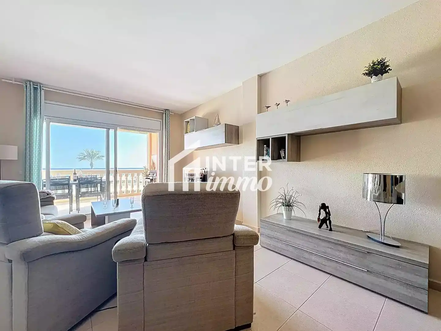 Sala de estar de Apartamento en venta en Empuriabrava con Aire acondicionado, Calefacción y Terraza