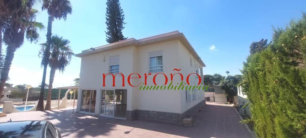 Exterior view of House or chalet for sale in Elche / Elx  with Air Conditioner, Private garden and Terrace